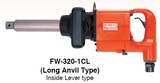 FW-420-1CL. Пневмогайковерт прямой удлиненный шпиндель. Момент 900-2500 Нм. Ход 4500 об/мин